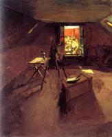 Matisse, Henri Emile Benoit - studio under the eaves